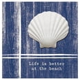 thumbnail image 1 of Wood Seashell Wall Plaque, 1 of 1