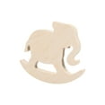 thumbnail image 1 of Wood Shape Rocking Elephant 6x6", 1 of 6