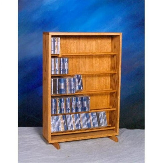 Wood Shed 506-24 Solid Oak Dowel Cabinet for CDs