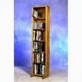 thumbnail image 1 of Wood Shed 615-12 Combo Solid Oak 6 Row Dowel CD-DVD Cabinet Tower, 1 of 1