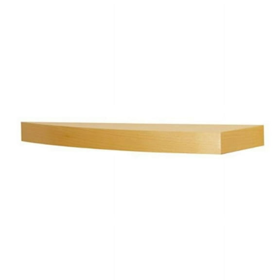 Wood Shelving Grande Espresso Curved Shelf - Espresso - 10 x 24 x 1 .75 in.