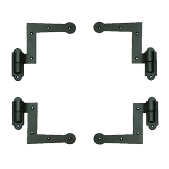 Wood Shutter Hardware 30-14-88514 New York Style Hinge Kit, Black
