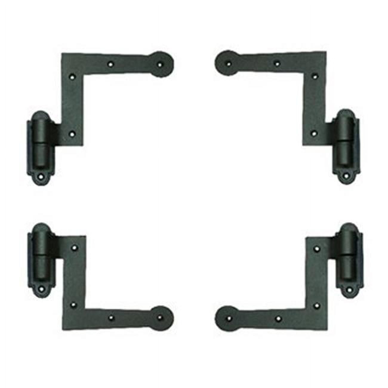 Wood Shutter Hardware 301488514 New York Style Hinge Kit, Black