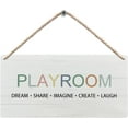 thumbnail image 1 of Wood Sign 5x10 Inch Kids Playroom Wood Plaque Sign Playroom Wall Decor Play Playroom Sign Wall Decor Play Signs For Playroom Playroom Nursery Toddler Play Room Home Decor Wall Hanging Decor, 1 of 6