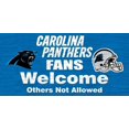 thumbnail image 1 of Carolina Panthers Fans Welcome Wood Sign Man Cave Fan Wall, 1 of 7