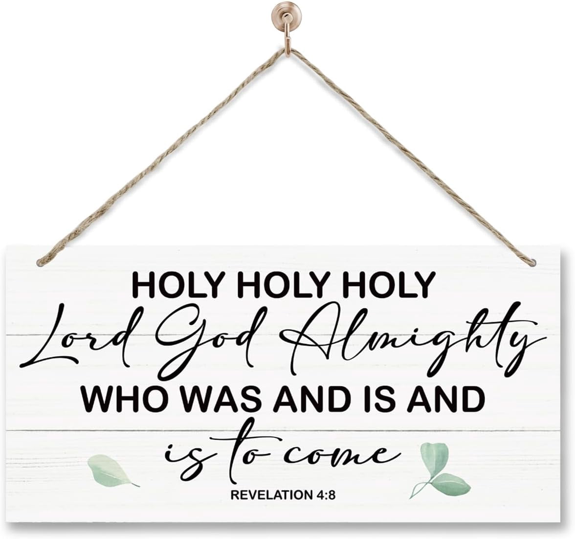 Scriptele For A Rope Wood Sign 6x12 Inch Christian Wood Sign Revelation 48 Bible Verse Sign ...