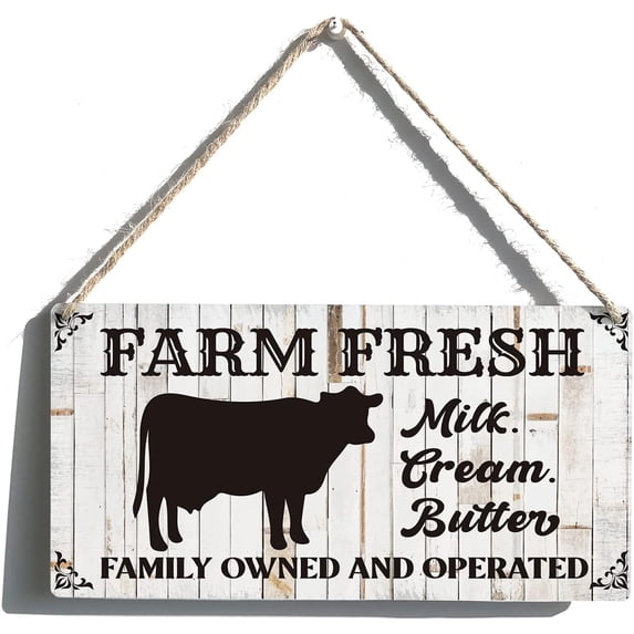 Wood Sign 6x12 Inch Funny Wood Signs Family Owned And Operated Wooden Hanging Sign Plank Plaque Wall Art Decor Front Door Porch Bedroom Garden Bar Pub Bathroom Laundry Home Hotel Gift For Women Men