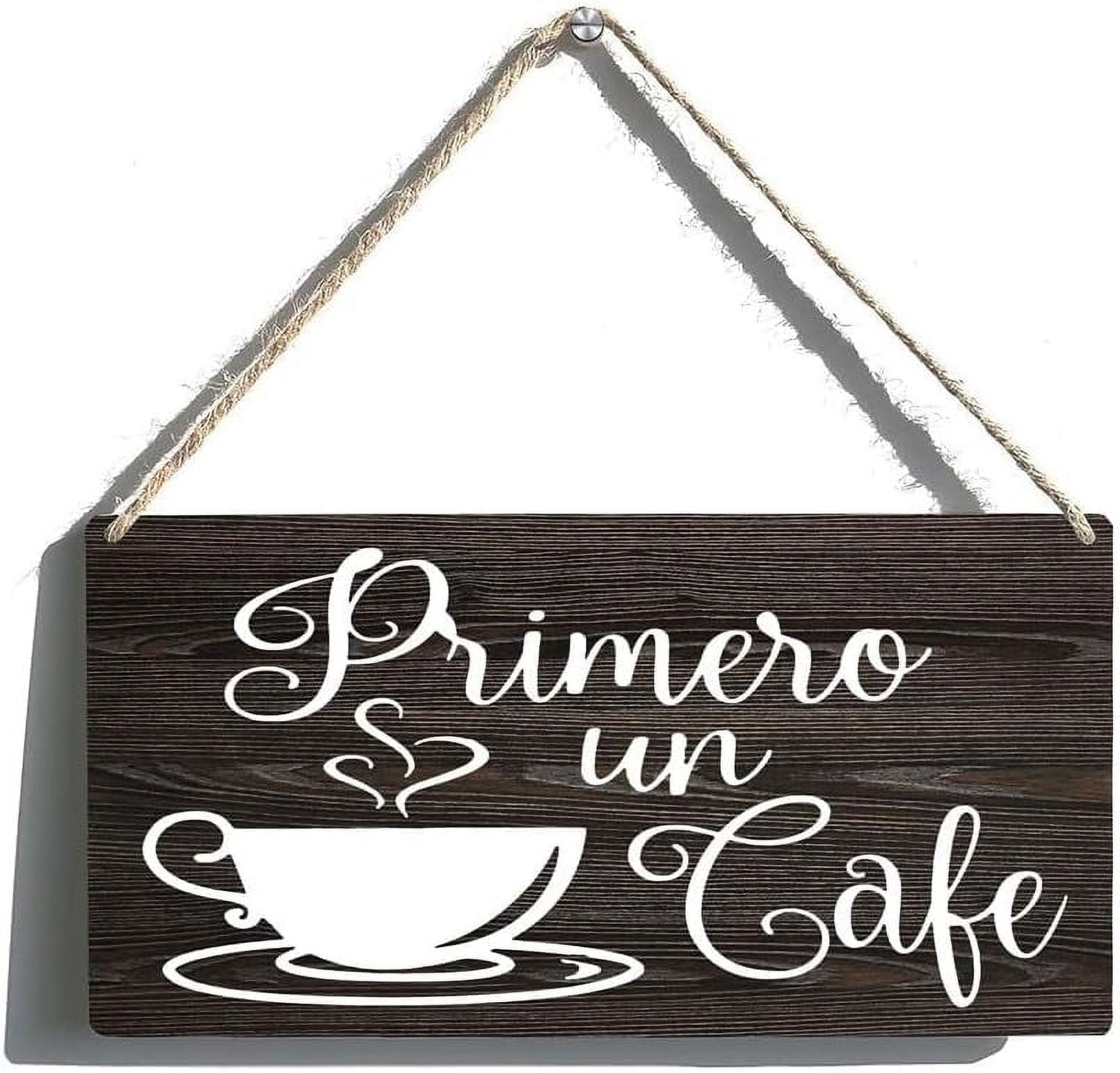 Wood Sign 6x12 Inch Rustic Hanging Wood Signs Spanish Wood Signs ...