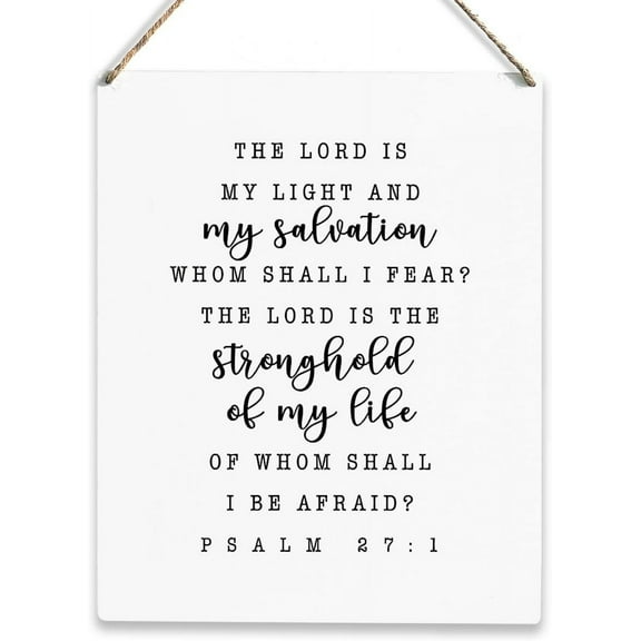 Wood Sign 8x10 Inch Christian Quotes Wall Art Motivation Rustic Decorative Wall Hanging Wooden Sign Positive Affirmations Bible Verse Farmhouse Wood Plaque For Home Office Dorm Bar Decoration