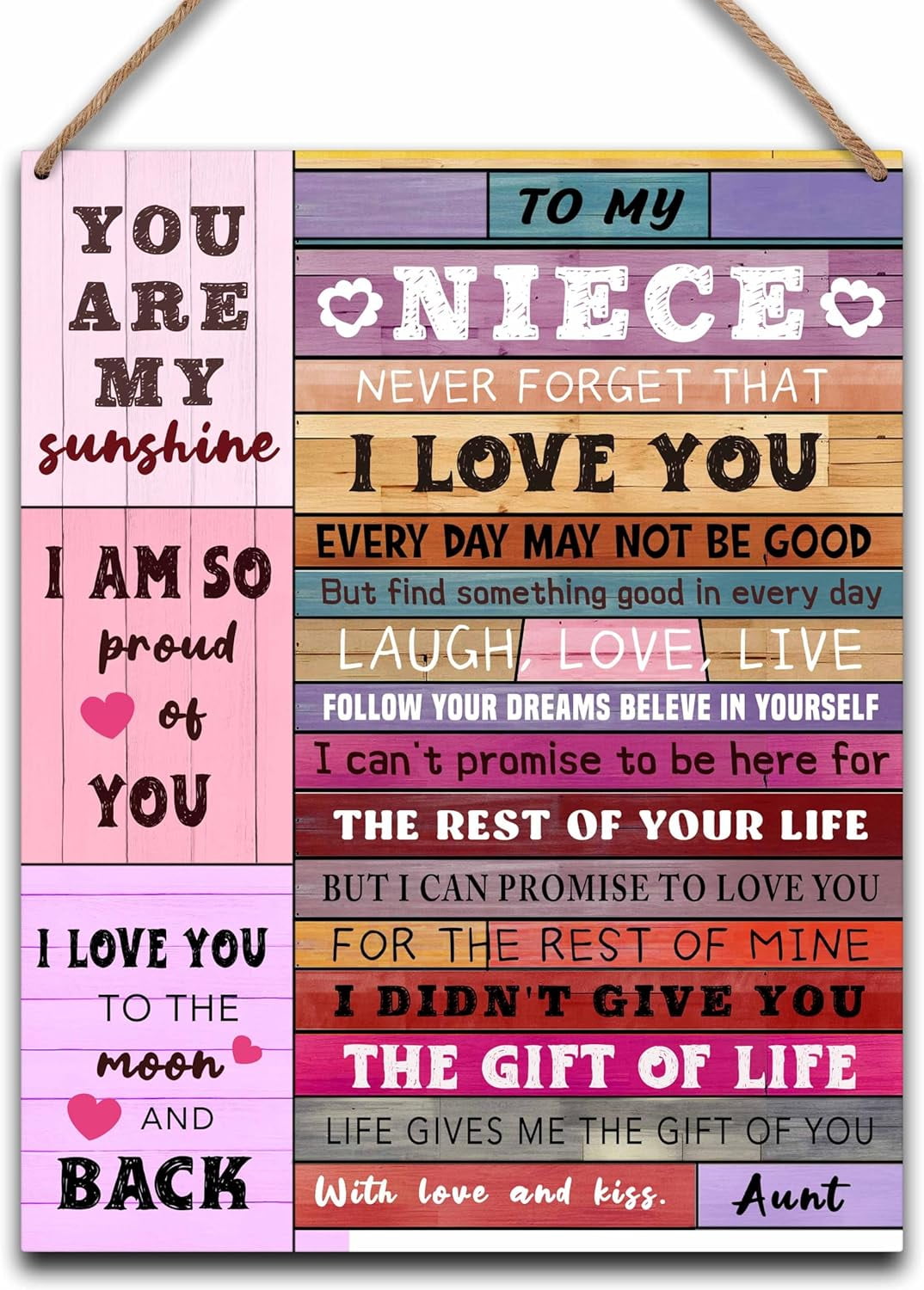 Resdnk To My Nece Gfts From Aunt, Nspratonal Gft For Nece From 8 thumbnail image
