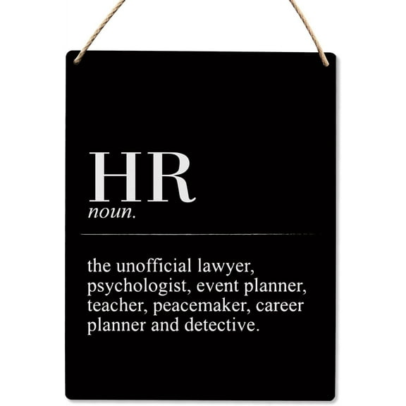 Wood Sign 8x10 Inch Office Decor Human Resources Definition Office Decor Sign Hr Professional Manager Office Decor Office Wooden Slogan Hanging Sign Gift For Women Men