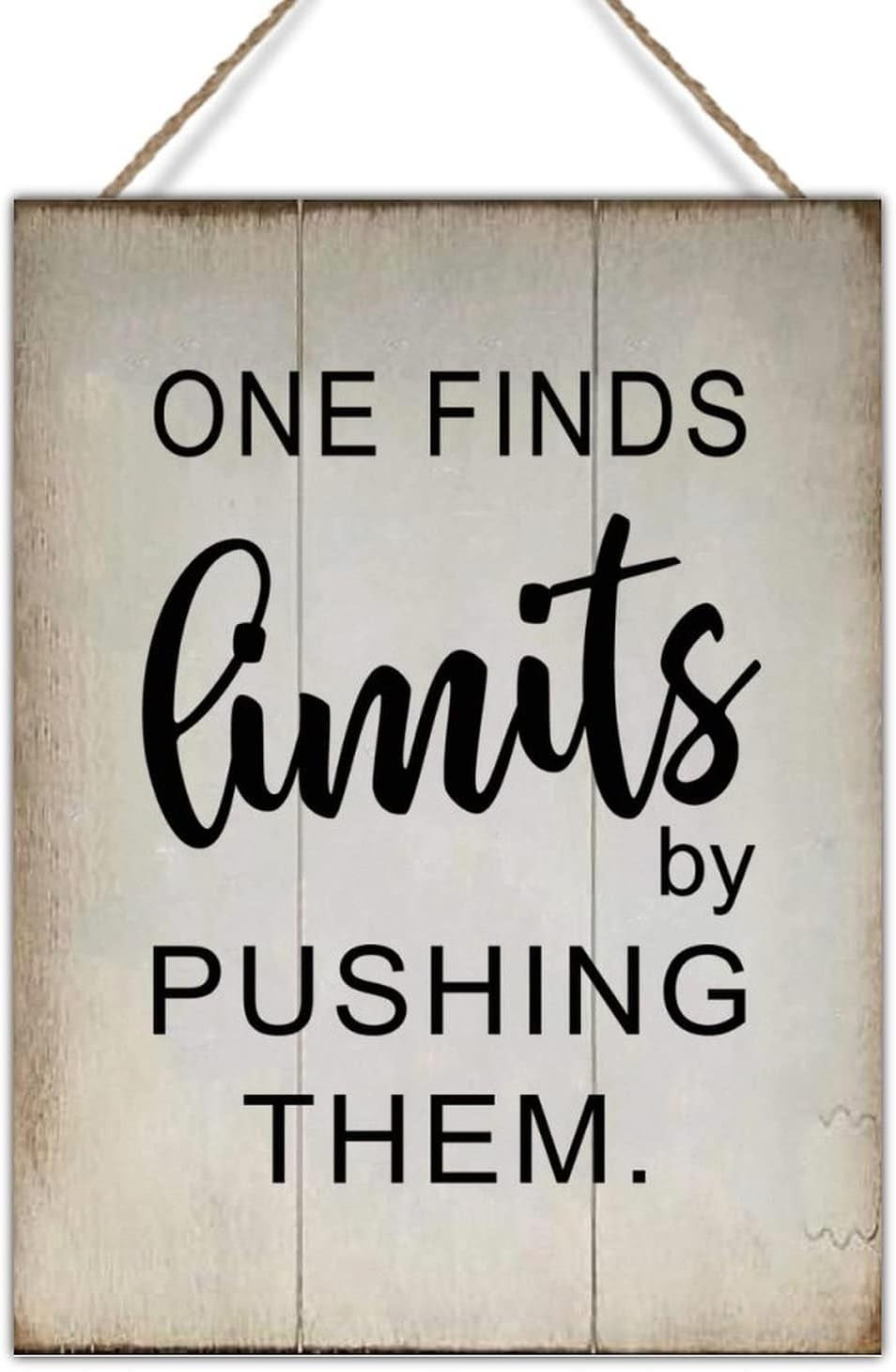 Wood Sign 8x10 Inch Rustic Wood Wall Art Plaque Inspirational Quotes