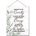 thumbnail image 1 of Wood Sign 8x10 Inch Serenity Prayer Quote Wall Art Decor Sign God Grant Me The Serenity Hanging Printed Wall Plaque Wood Signs Christian Scripture Decor For Living Room Bedroom Home Decor, 1 of 6