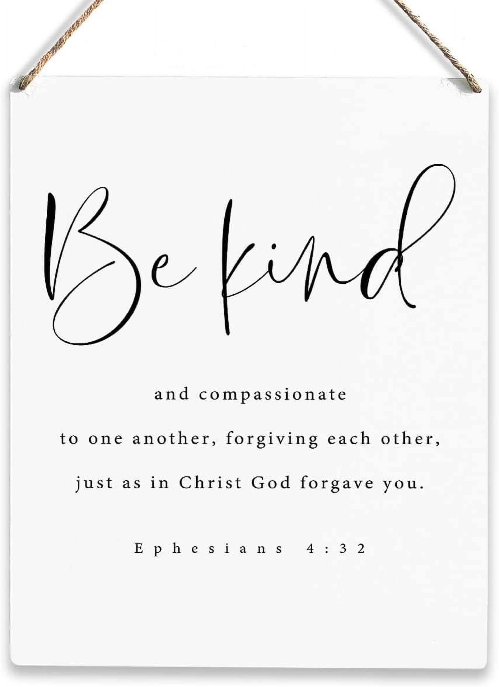 Wood Sign 8x12 Inch Christian Quotes Wall Decor Motivation Rustic