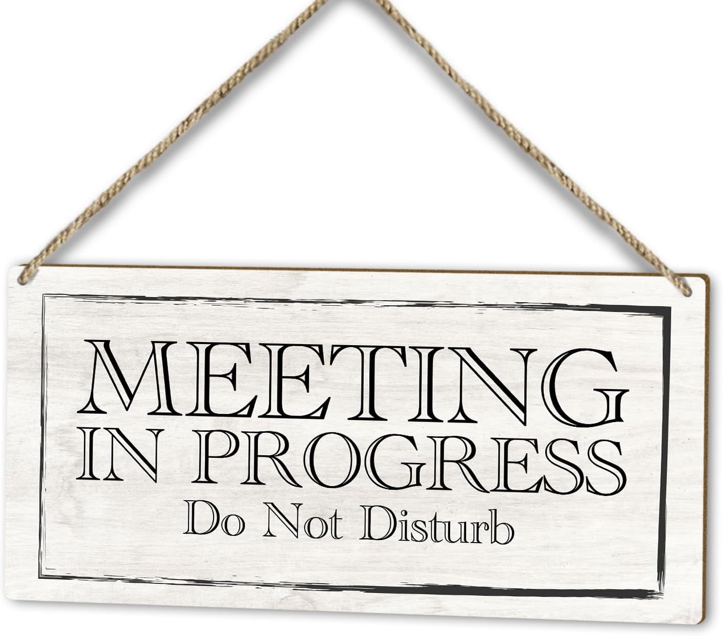 Wood Sign 6x12 Inch Meeting In Progress Please Do Not Disturb Sign For ...