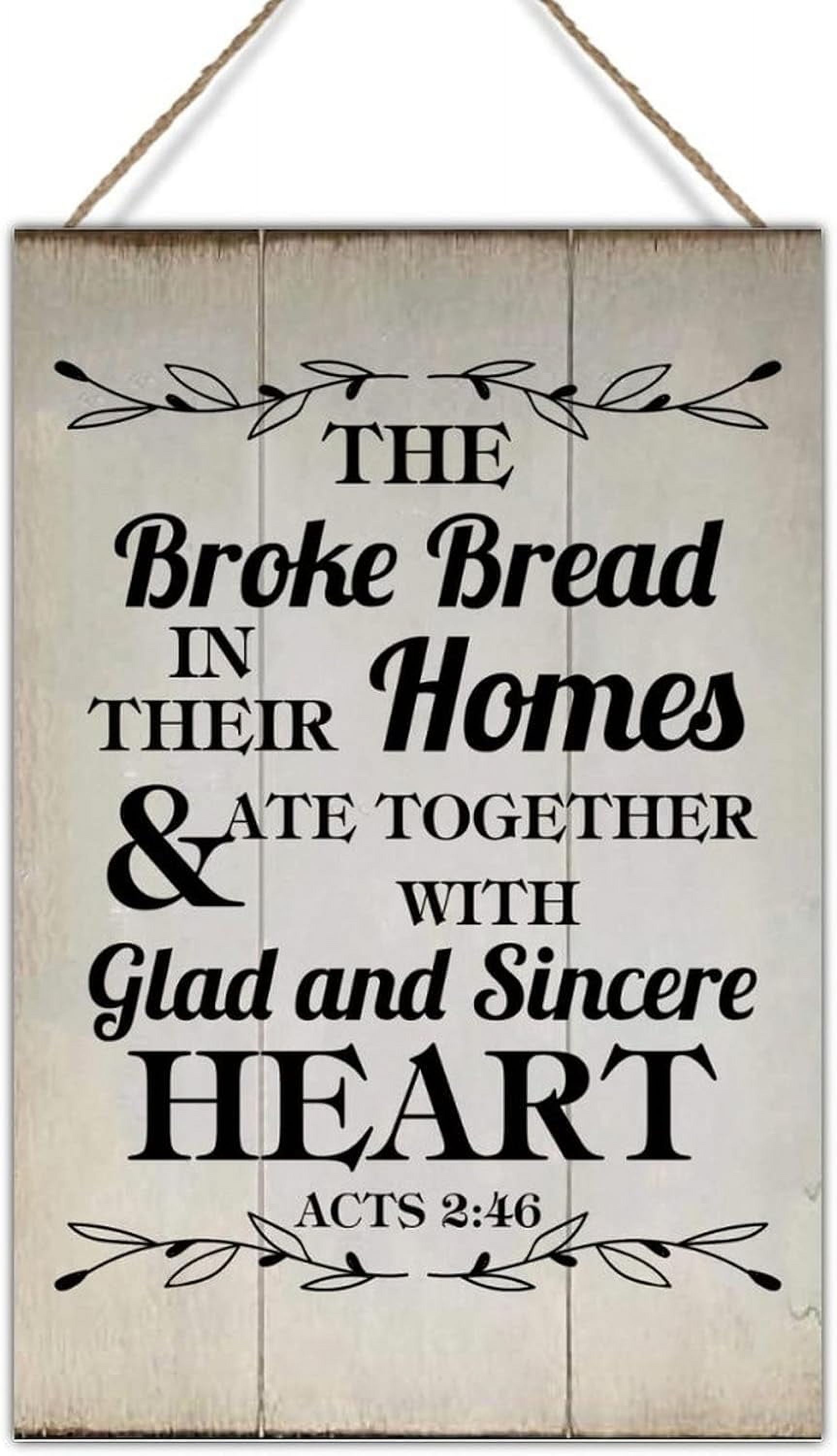 Wood Sign 8x12 Inch Rustic Wall Decor Wood Sign Inspirational Quotes ...