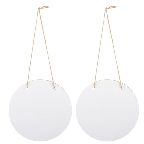 Wood Sign Blank Wooden Sublimation Circle Door Round Blanks Plaque Crafts Unfinished Signs Hanging Plaques Diy Welcome