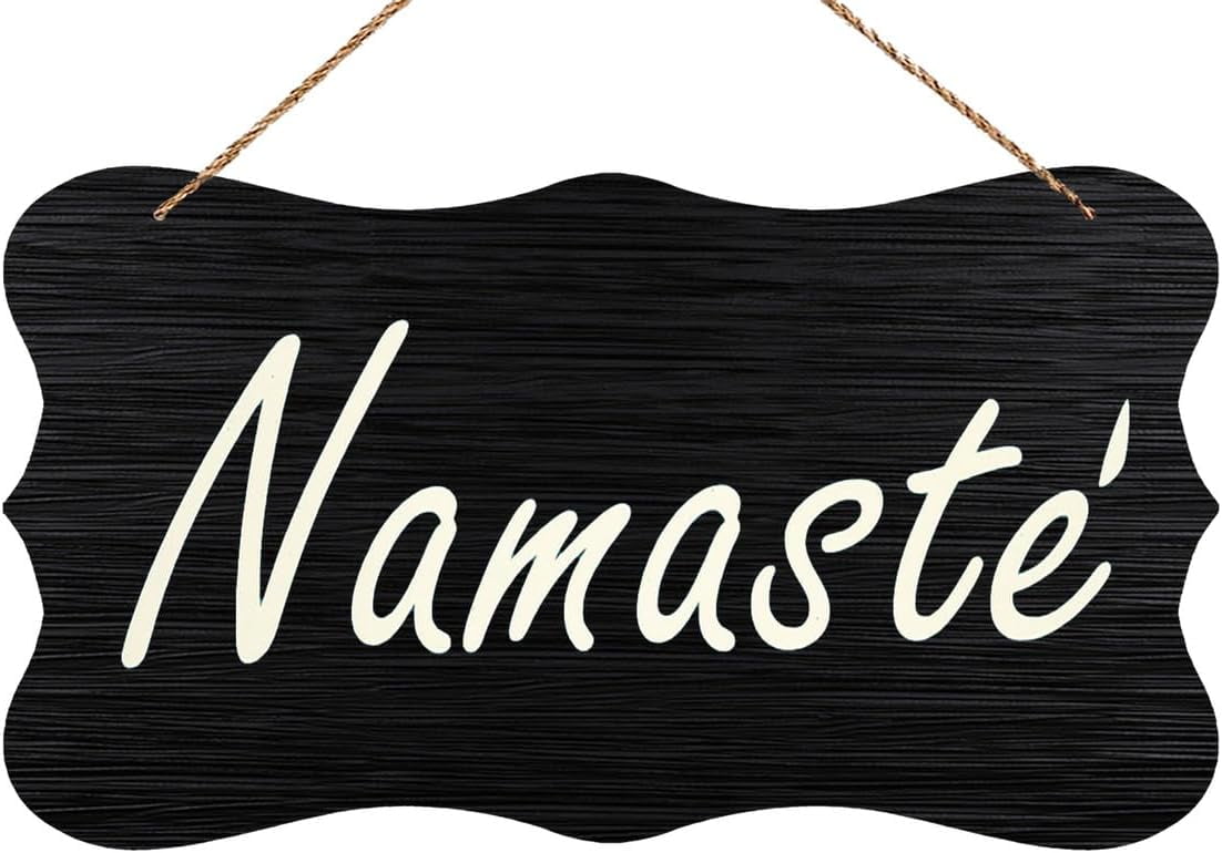 Namaste online - Wood Sign