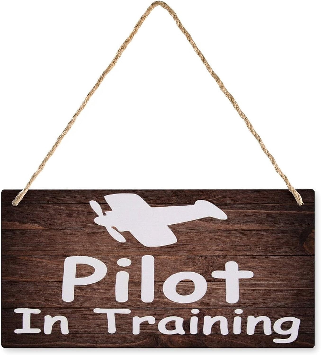 Wood Sign Pilot in Training - Childs Door Decor - Walmart.com