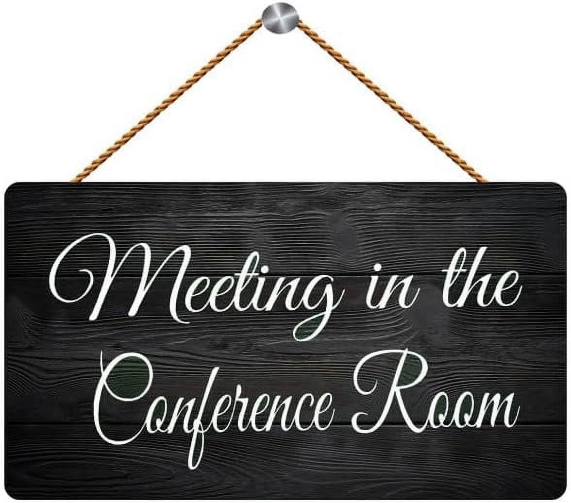 Wooden Conference Room Signs