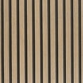 Wood Slat Wallpaper Peel and Stick 17.5'' x 300'' Self Adhesive