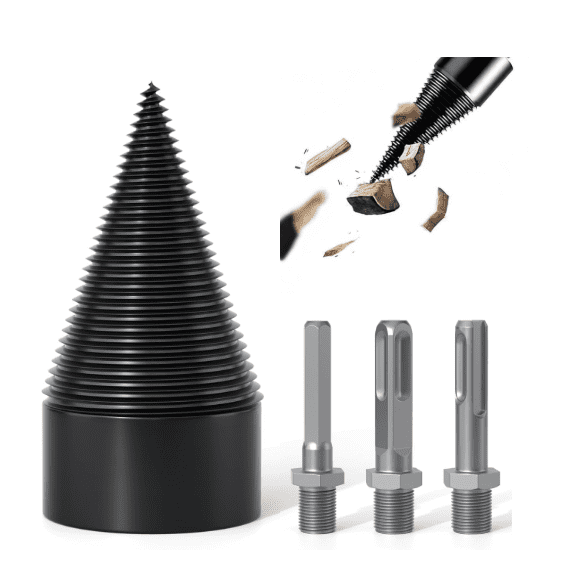 Wood Splitter Drill Bit, Log Splitter for Firewood, Heavy Duty Drill ...