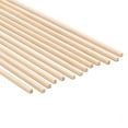 thumbnail image 1 of Wood Square Dowel Rods 1/8 inch x 12 Pack of 25 Wooden Craft Sticks for Crafts and Woodworking by Woodpeckers, 1 of 8