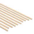 thumbnail image 1 of Wood Square Dowel Rods 3/16-inch x 12 Pack of 25 Wooden Craft Sticks for Crafts and Woodworking by Woodpeckers, 1 of 8