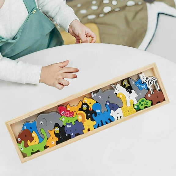 Wood Stacking Block, Balance and Skill Stacking Game, Wooden , Fine Motor Skills, Balance Game for Imagination, logical Thinking Animal