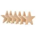 thumbnail image 1 of Wood Star Cutouts 1-1/2 inch by 3/16 inch, Pack of 1000 Wooden Stars for Crafts, Christmas, and July 4th, by Woodpeckers, 1 of 3