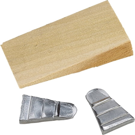 V&B Manufacturing Wood Handle Wedge - Steel Construction - Pack Of 1