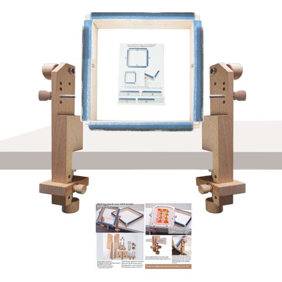 Wood Stitching Frame Stand for Embroidery Desktop Embroidery Frame Holder