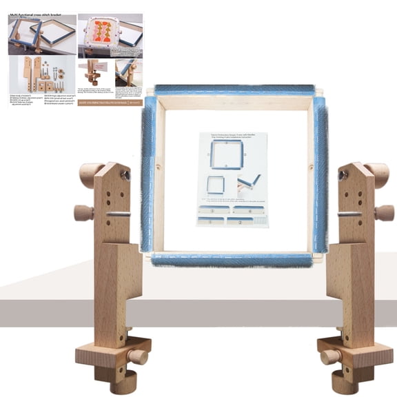 Wood Stitching Frame Stand for Embroidery Desktop Embroidery Frame Holder