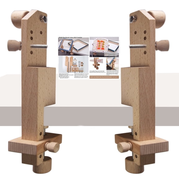 Wood Stitching Frame Stand for Embroidery Desktop Embroidery Frame Holder