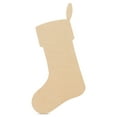 thumbnail image 1 of Wood Stocking Cutout 6-inch x 2-7/8-inch, Pack of 6 Small Wooden Christmas Ornaments to Paint, Craft and Display, by Woodpeckers, 1 of 7