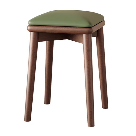 Wood Stool School Chairs Dressing Stool,Backless Chairs with Square Top,Stacking Stools Kitchen Island Barstools Portable Seating for Dining Room