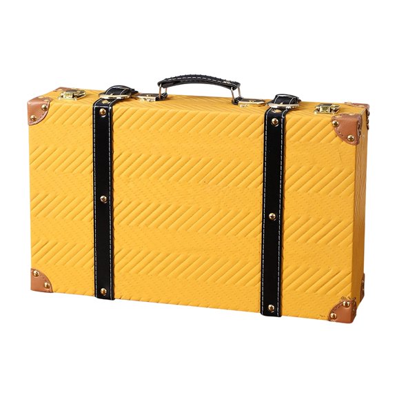 Wood Storage Box Hand Carry Retro Look for Home Desktop Decoration Case