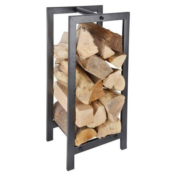 Wood Storage Carrier, Black