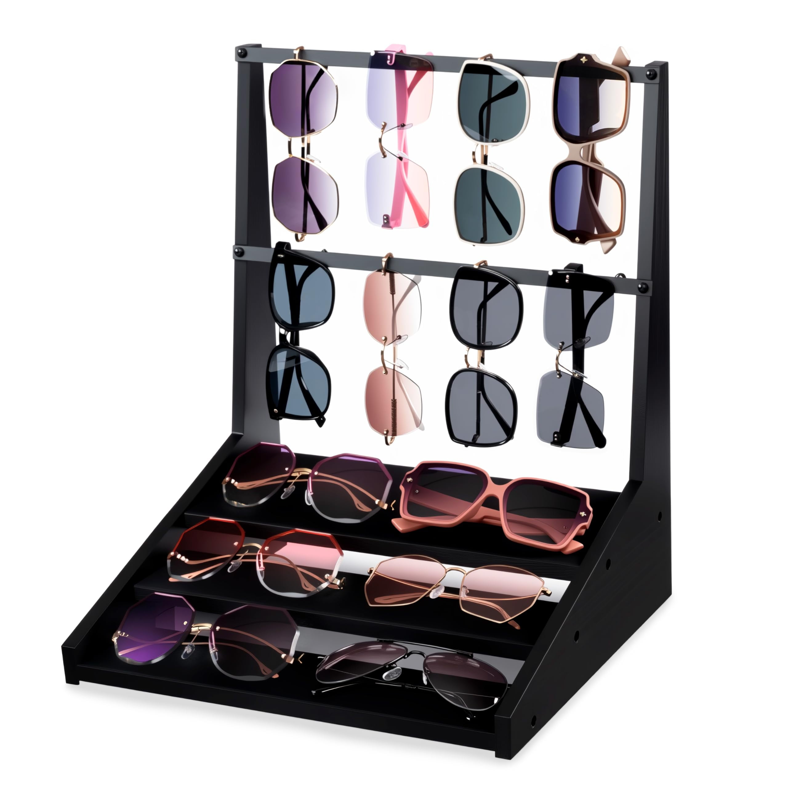 Drawer Organizer AUTOARK Linen 12 Piece Eyeglasses Storage And