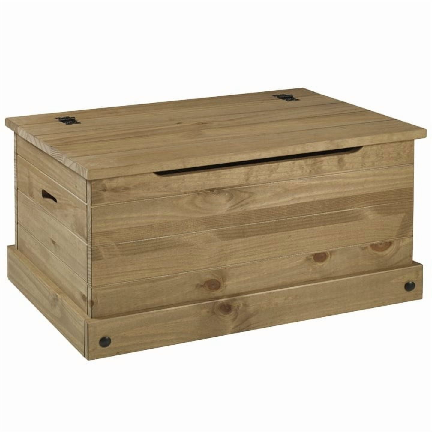 Wood Storage Trunk Ottoman Corona | Furniture Dash COR440