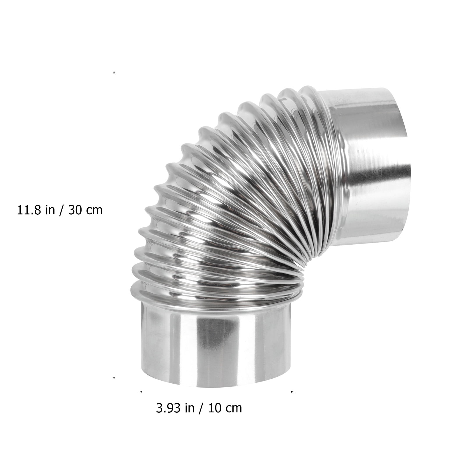 Wood Stove Chimney Smoke Pipe Elbow Stainless Steel Heating Stove Flue