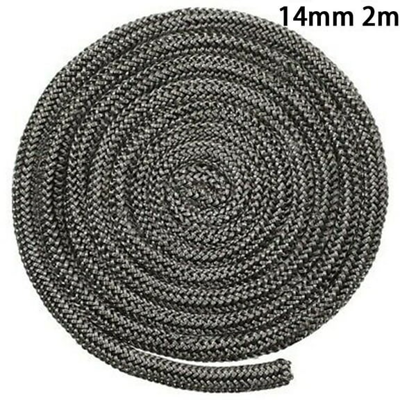 Wood Stove Door Fiberglass Rope Seal 1416Mm Diameter 2 Meter Length For Pellet Stove And Log Burner Door Gasket