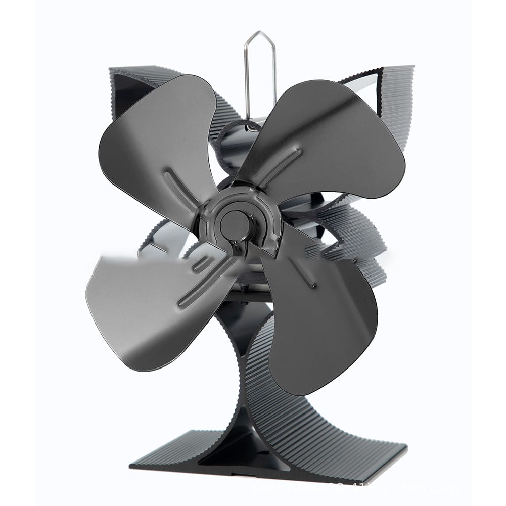 Wood Stove Fan 4 Blades Fireplace Fans Non Electric Fireplace Fan Heat