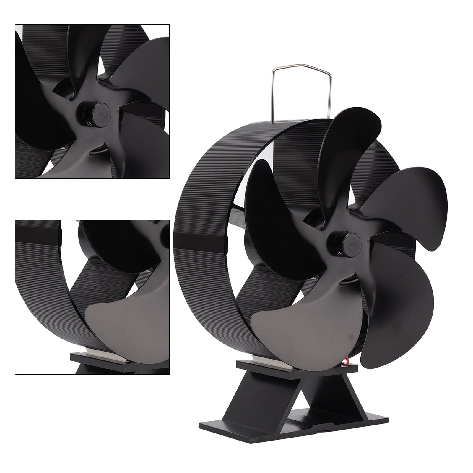 Wood Stove Fan Heat Powered 5 Non Electric Fireplace Fan Ultra Quiet