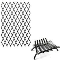 Wood Stove Grate Under 5 ! Yrmaups Fireplace Grate, Heavy Duty Steel Grate, Log Fire Grates, Ash Holder for Indoor Outdoor Camping, Family Gathering, Heat Resistant, Easy Install, Efficient