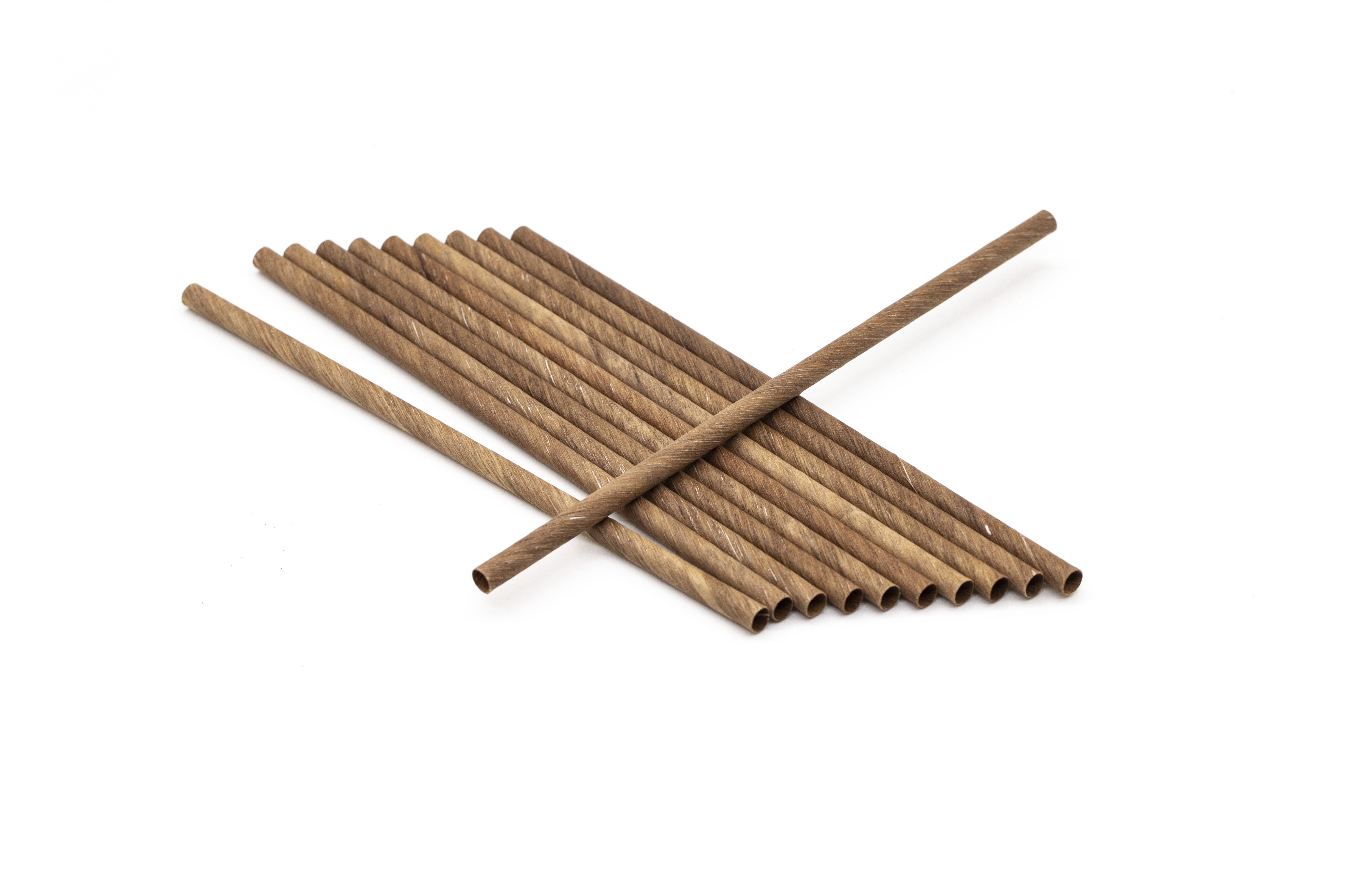 Wood Straw size: 6x200mm 500pcs/box