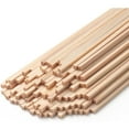 thumbnail image 1 of Wood Strips,Balsa Square Wooden Dowels,Topboutique Unfinished Wood Sticks,0.12 X 12 inch Dowel Rods for Crafts DIY Projects,House Models Making Supplies,Topboutique Hardwood Dowel,100 Pcs, 1 of 8