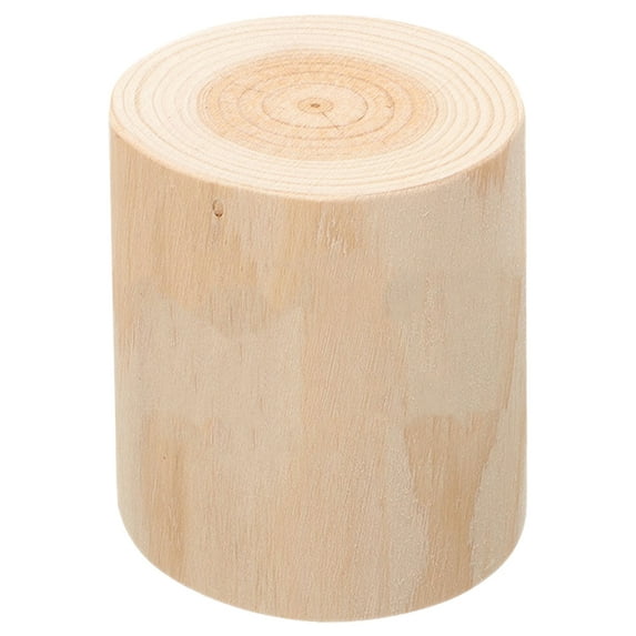 Wood Stump Candle Holders, Natural Round Decorative Wood Planter Tealight Stand for Yard, Garden Fence for Rustic Wedding, Farmhouse Decor