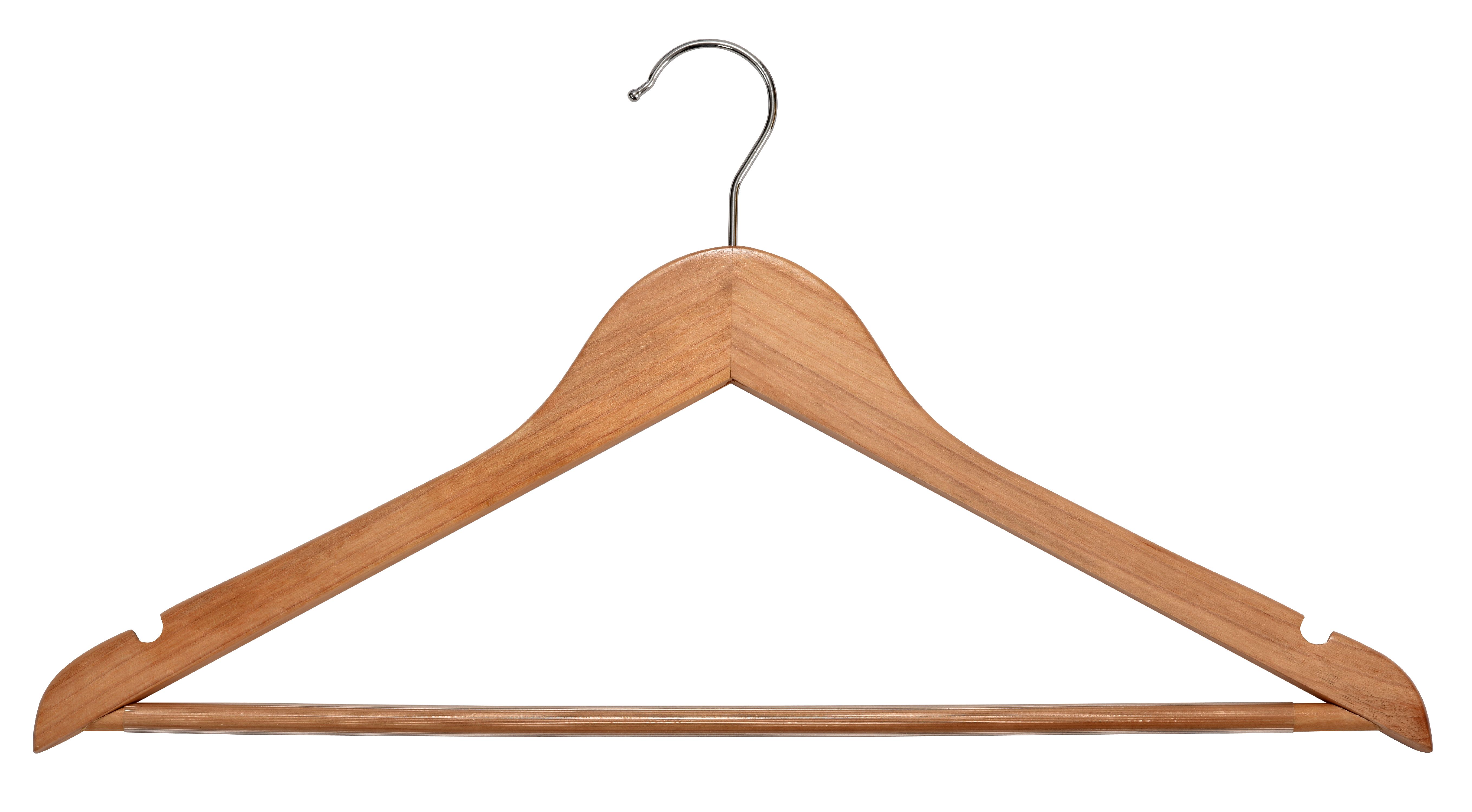 Wood Suit Hangers - 30 Pack, Natural - image 1 of 3