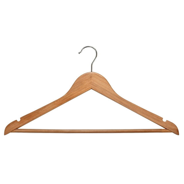 Wood Suit Hangers - 30 Pack, Natural